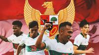 Timnas Indonesia - Ramai Rumakiek, Alfeandra Dewangga, Irfan Jaya, Elkan Baggot (Bola.com/Adreanus Titus)