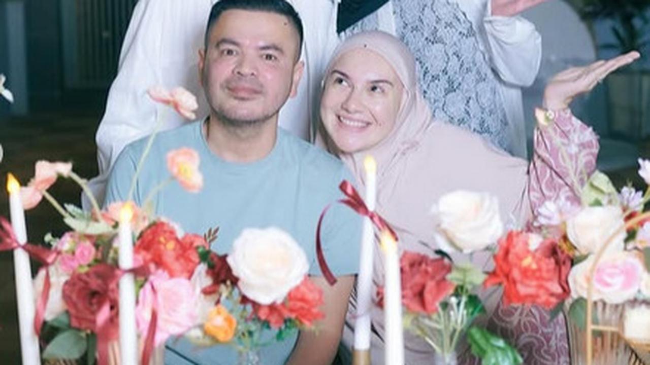 5 Potret Kejutan Ulang Tahun Ke-28 Irish Bella dari Haldy Sabri, Tatanan Meja Cantik dengan Kue Super Besar