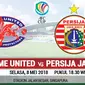 Jadwal Piala AFC, Home United Vs Persija Jakarta. (Bola.com/Dody Iryawan)