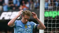 Laga Perpisahan De Bruyne Berakhir Emosional, Ini Rekor yang Ia Tinggalkan