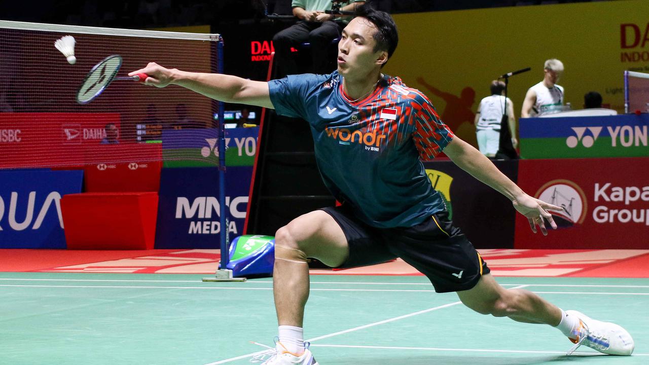 FOTO: Sempat Bikin Senam Jantung, Jonatan Christie Akhirnya Tumbangkan Lin Chun-Yi di Indonesia Masters 2025