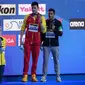 Pernang Australia, Mack Horton enggan berbagi podium dengan perenang Tiongkok, Sun Yang pada kejuaraan renang dunia di Korea Selatan (Ed JONES / AFP)