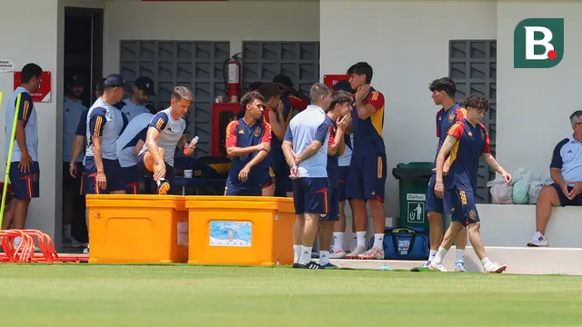 FOTO Sesi Latihan Timnas Spanyol U-17