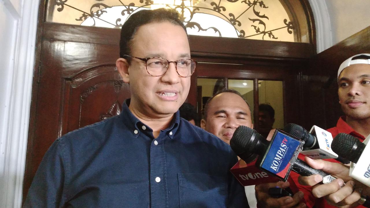 Respons Anies Baswedan soal Gerakan Anak Abah Tusuk 3 Paslon di Pilgub Jakarta