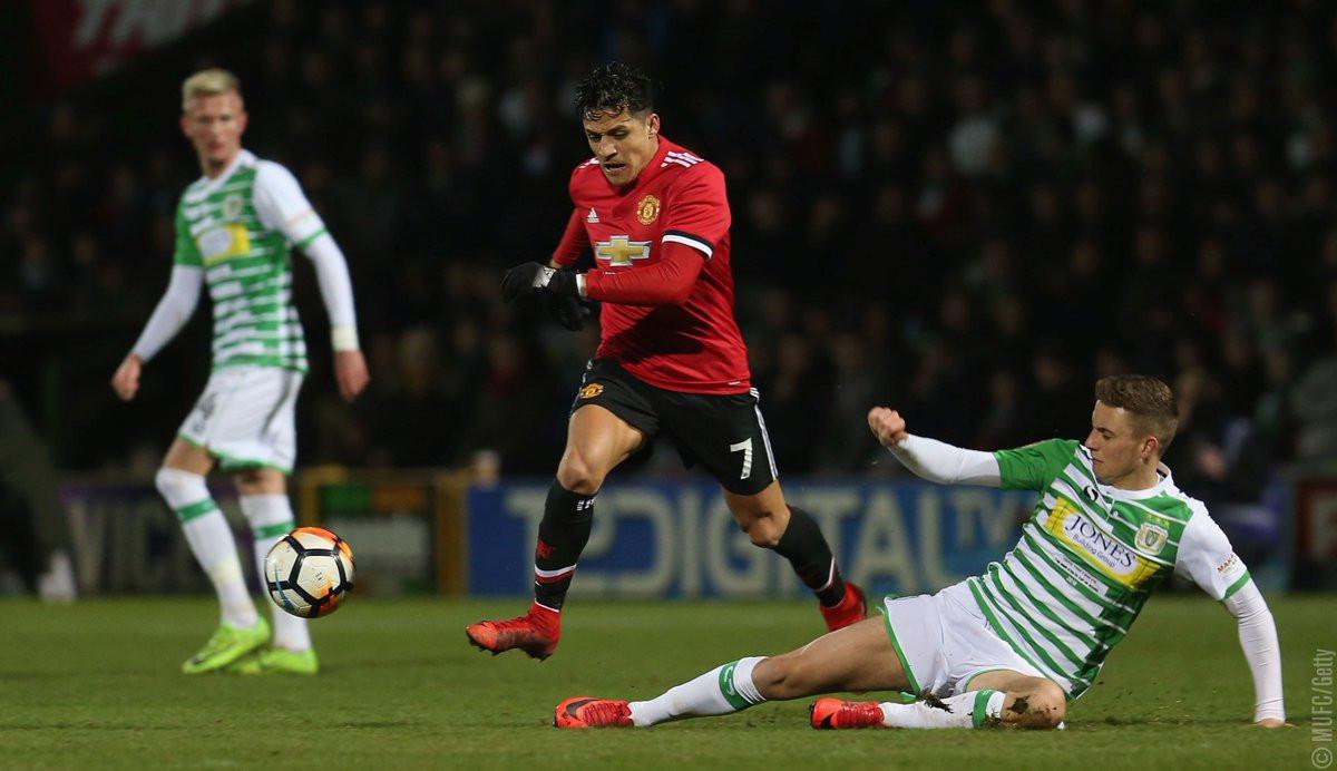 Alexis Sanchez tampil impresif pada laga debutnya bersama Manchester United. (doc. Manchester United)
