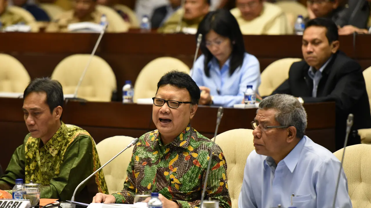 Mendagri Tjahjo Kumolo 