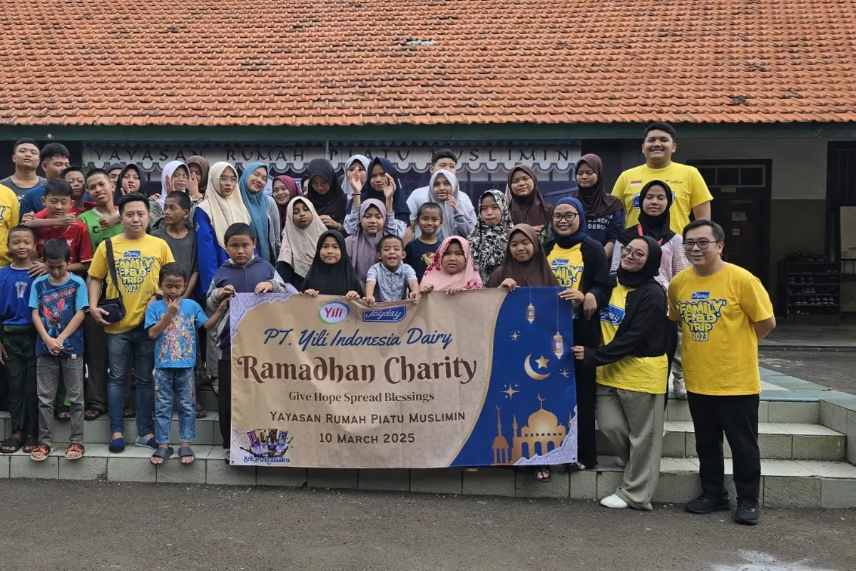 Semarak Ramadan, Yili Indonesia Distribusikan Ribuan Es Krim ke Panti Asuhan