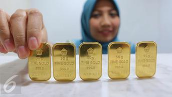 Harga Emas Antam Hari Ini Turun Rp 5.000 per Gram, Cek Rinciannya