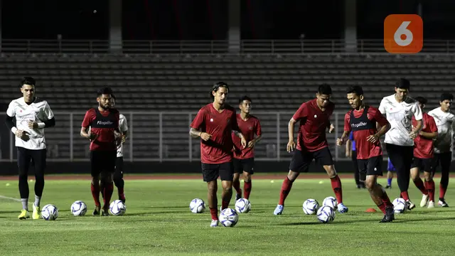 latihan Timnas Indonesia Senior
