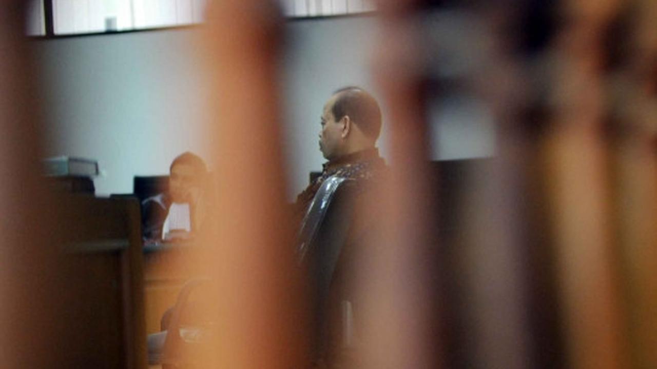 Ini ekspresi Sutan Bhatoegana usai divonis 10 tahun penjara