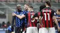 Liga Italia: Stefano Pioli Berharap Gesekan Zlatan Ibrahimovic dan Romelu Lukaku Tidak Terulang di Derby della Madonnina