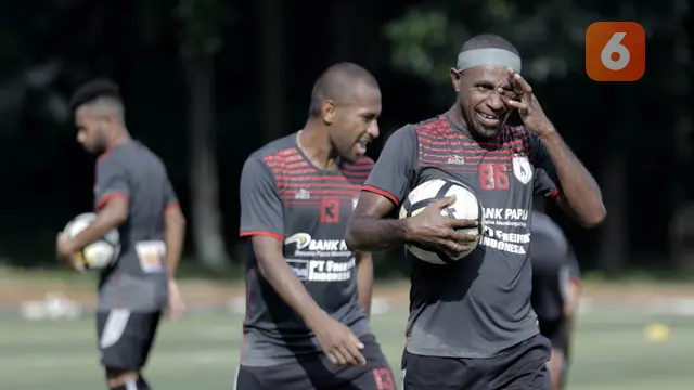 Liga 1 2018: Latihan Persipura Jayapura