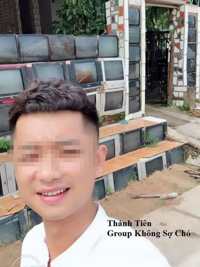 Unik, Rumah di Vietnam Buat Pagar dari Televisi