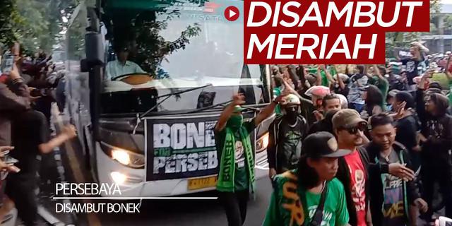 VIDEO: Persebaya Disambut Bonek Bak Juara