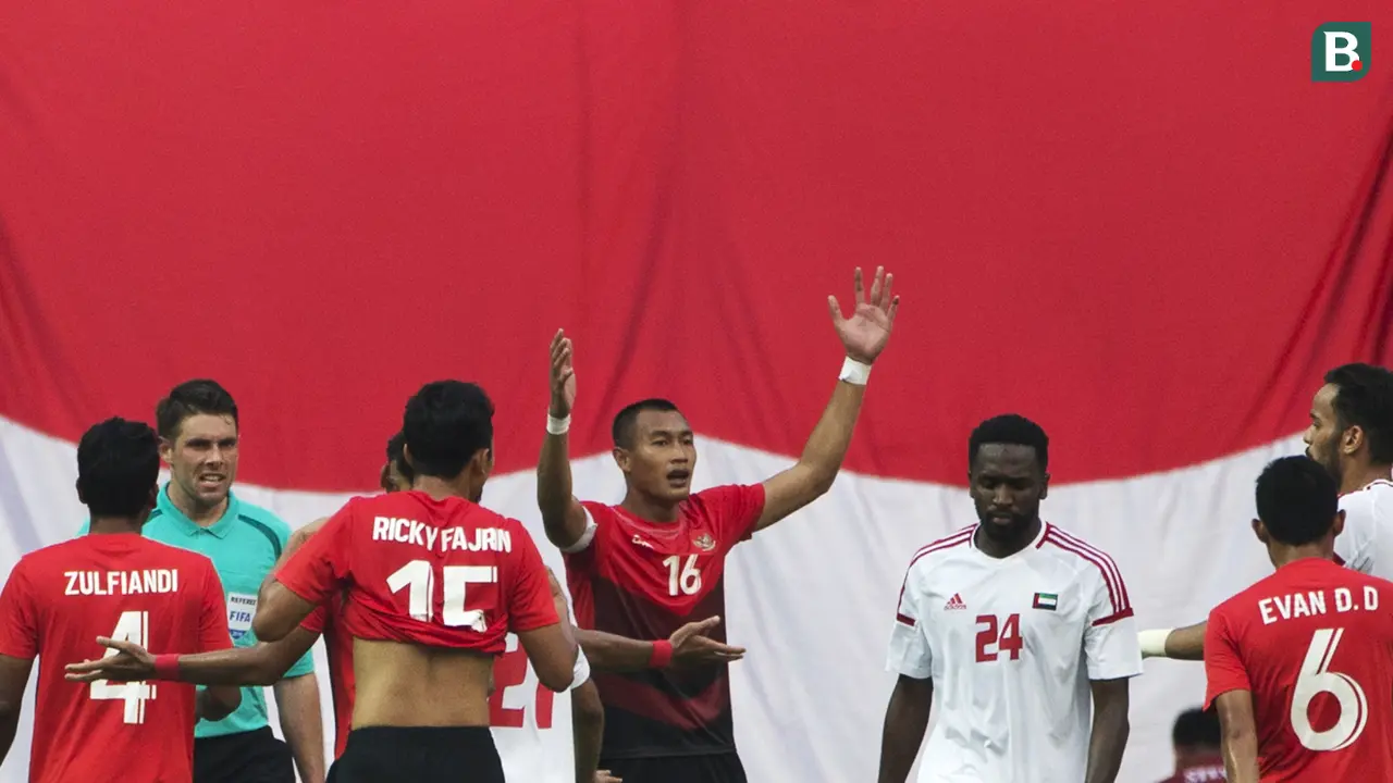 Sepak Bola : Indonesia Vs Uni Emirat Arab