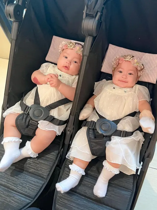 Anak kembar Anisa Rahma yang bikin netizen gemas