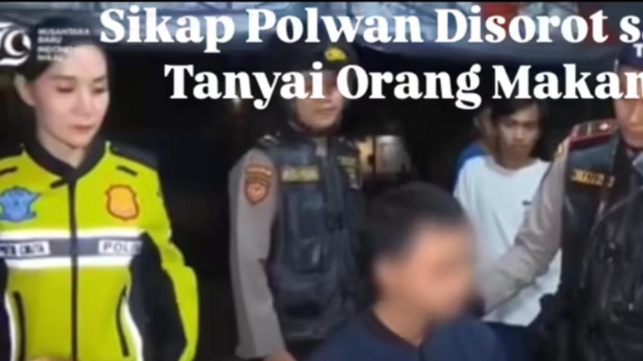 Viral Polwan di Surabaya 'Dirujak' Netizen Karena Ganggu Orang Makan, Dianggap Tak Punya Sopan Santun