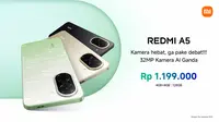 Redmi A5 Rilis Perdana di Indonesia: HP Xiaomi Murah Spek Menarik