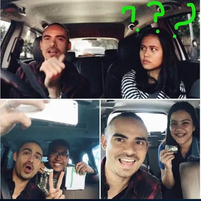 Ashraf Sinclair Saat Jadi Driver Taksi Online