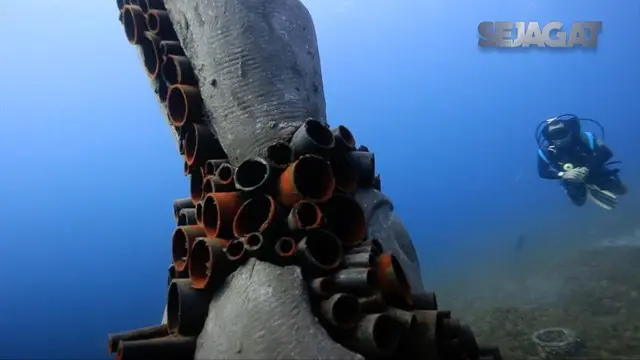 SEJAGAT: Taman Patung Bawah Laut Mesir Dirancang Jadi Batu Karang