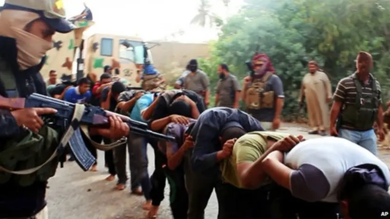 Foto Pembantaian Tentara Irak Dirilis Pemberontak ISIS