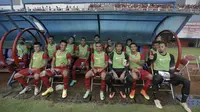 Timnas Indonesia, Sleman, Yogyakarta. (Bola.com/Nicklas Hanoatubun)