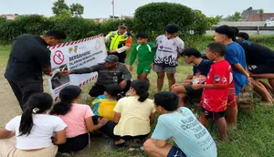 KCIC Menangani Gangguan 3.333 Layang-Layang Sekitar Jalur Kereta Cepat Whoosh