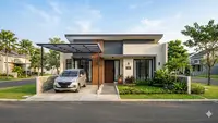 8 Model Rumah 1 Lantai Tipe 50 Nyaman dan Lega untuk Keluarga 4 Orang