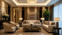 7 Dekorasi Ruang Tamu Ala Hotel Bintang Lima, Terlihat Mewah dan Elegan