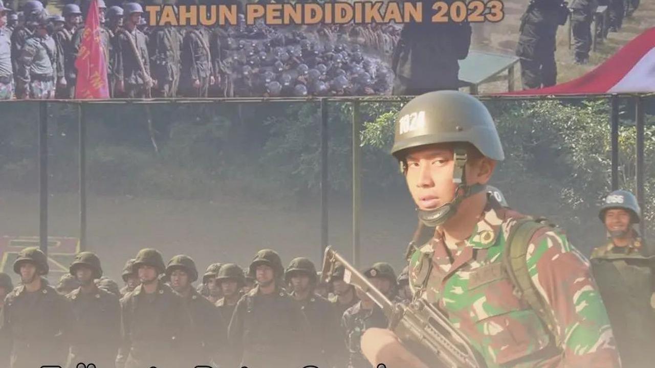 Terlihat dalam unggahan tersebut, pemuda yang akrab disapa Mas Brata ini berada dalam 'Pembukaan Diksar Integratif Kemitraan Akademi TNI dan Akademi Kepolisian Tahun Pendidikan 2023'. <br>