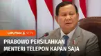 Besok, Presiden Prabowo akan melakukan lawatan perdananya ke luar negeri selama 16 hari hingga 24 November mendatang. Sebelum berangkat, Presiden mempersilakan para pembantunya untuk langsung menghubunginya lewat telepon jika butuh arahan, kecuali un...
