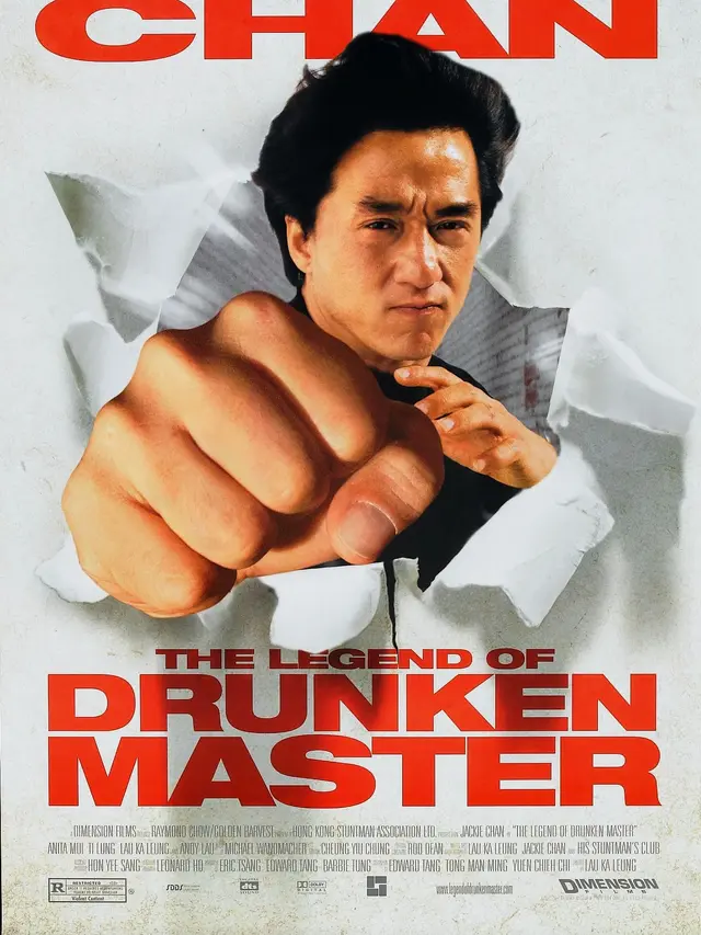 Poster film Drunken Master 2. (Foto: Dok. Golden Harvest/ Paragon Films/ IMDb)