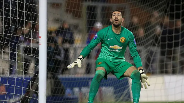 Aksi Victor Valdes Bersama MU Junior