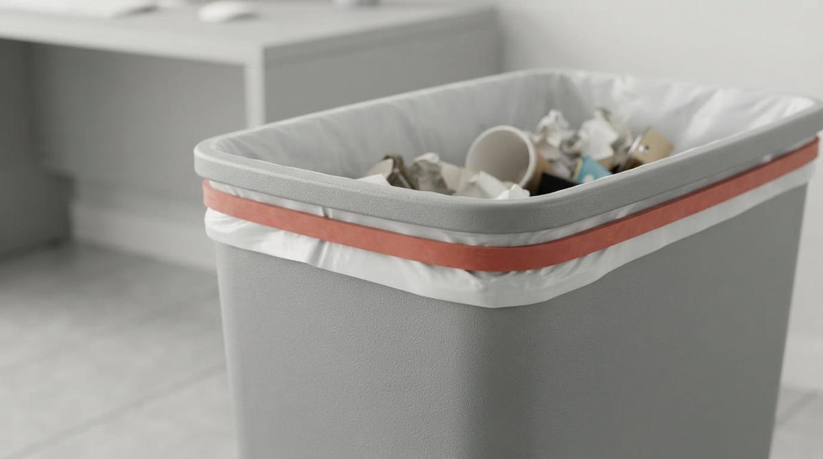 Trik Membuat Kantong Sampah Tidak Mudah Melorot ke Dasar Tempat Sampah