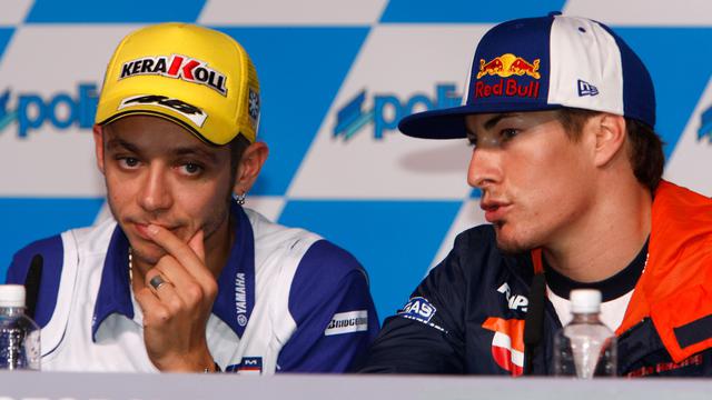 Nicky Hayden dan Valentino Rossi