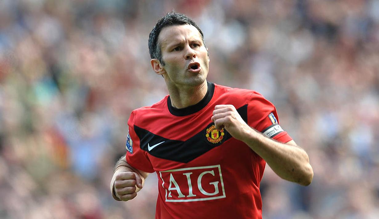 Ryan Giggs juga tercatat sebagai penentun kemenangan MU atas Chelsea pada laga final Piala Champions di Moskow tahun 2008 lalu. (AFP/Paul Ellis)