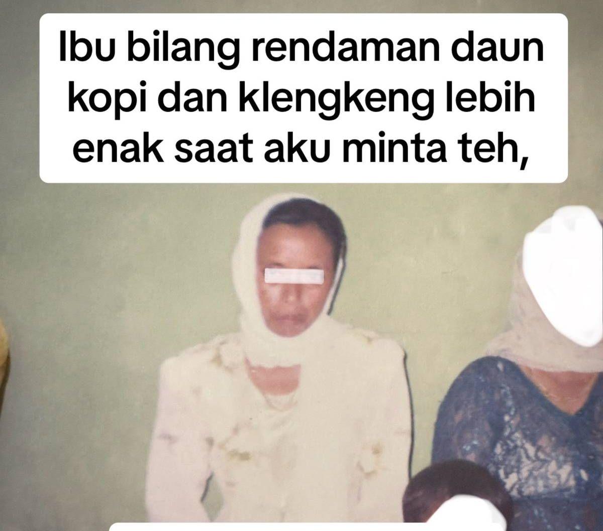 "Ibu bilang rendaman daun kopi dan klengkeng lebih enak saat aku minta teh. Ternyata kita tidak memiliki cukup uang untuk membelinya," tulisnya mengungkapkan kebohongan ketiga. <br>