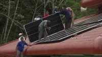 Menuju Transisi Energi, Panel Surya di Masjid Buya Syafii Maarif Sumpur Kudus
