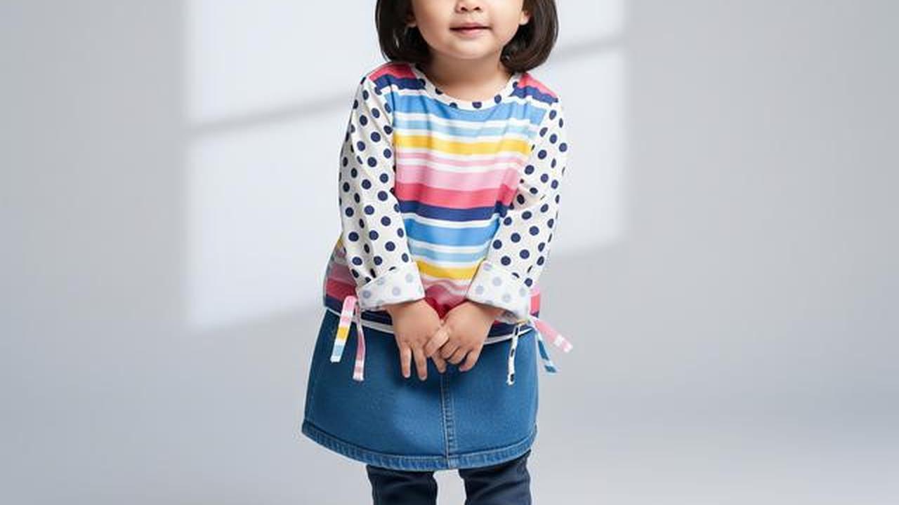 8 Model Baju Anak Perempuan 1-5 Tahun Motif Polkadot &amp; Stripe, Lucu dan Nyaman Dipakai