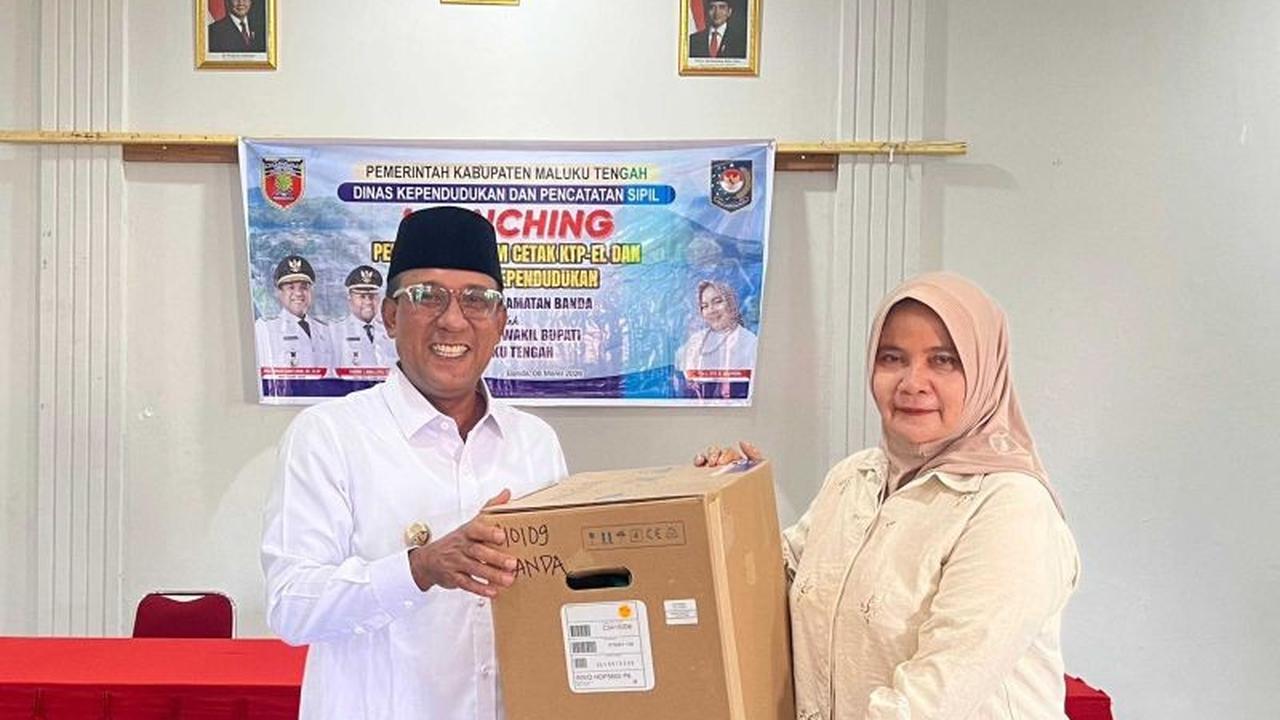Pemkab Maluku Tengah Hadirkan Mesin Cetak E-KTP Banda, Permudah Akses Warga Kepulauan