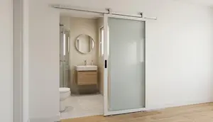 9 Pintu Kamar Mandi Minimalis Tanpa Kusen Besar, Bikin Ruangan Terasa Lega
