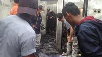 Kebakaran terjadi di Jalan Kenari Raya II, Perumnas Mandala, Kabupaten Deli Serdang, Sumatera Utara (Sumut) (Ist)