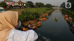 Festival ini bertujuan untuk merawat sungai dan mengedukasi masyarakat untuk tidak membuang sampah ke tempat itu. (Liputan6.com/Herman Zakharia)