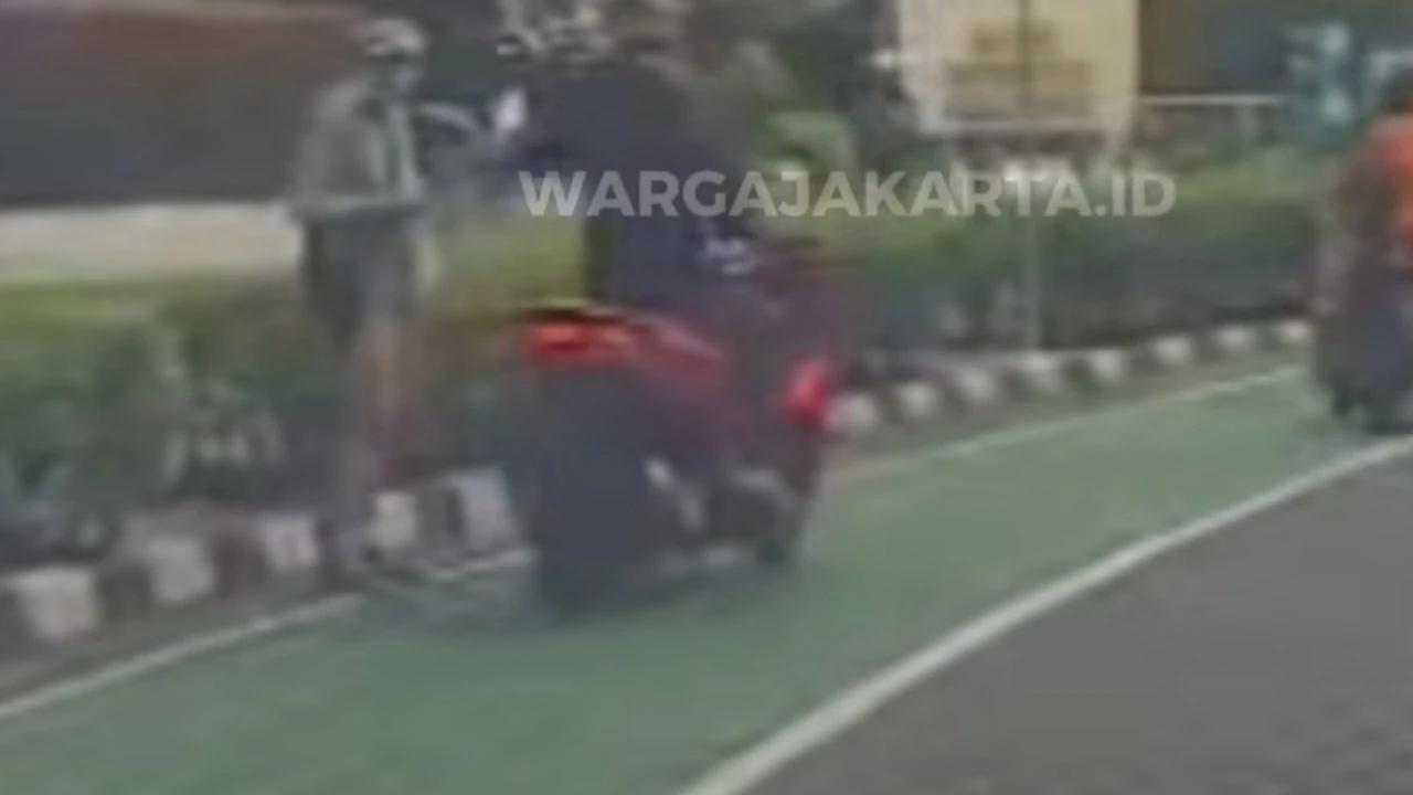 viral bule korban penjambretan di bundaran HI