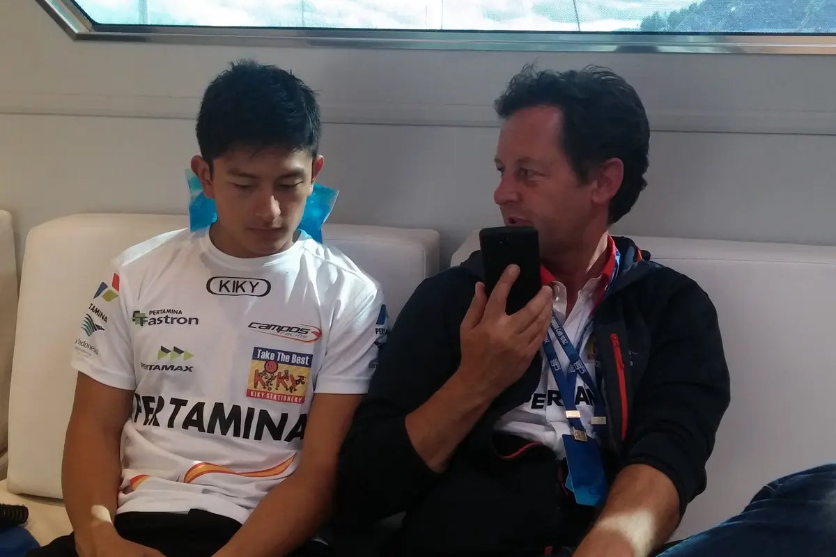 Rio Haryanto, Piers Hunnisett