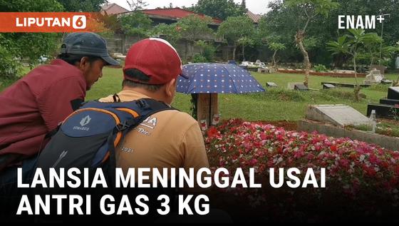 VIDEO: Diduga Kelelahan, Lansia Meninggal Dunia Usai Antri Gas 3 Kg