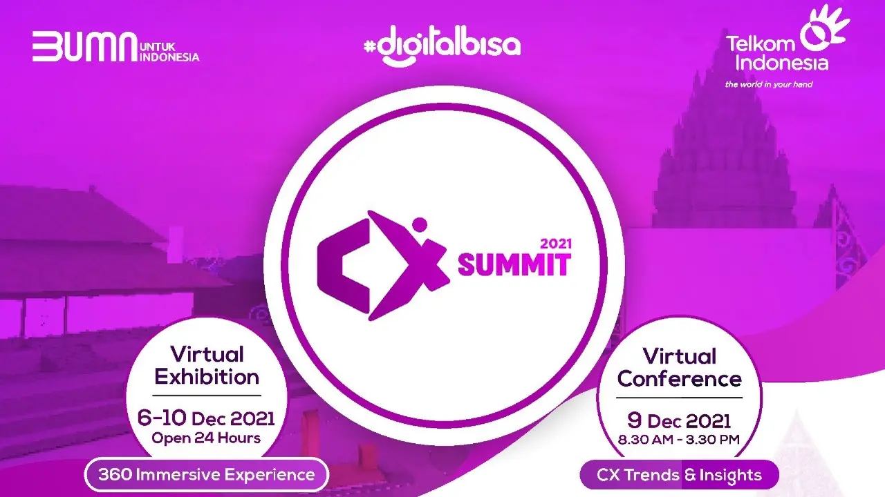 Di CX Summit 2021, Telkom Dorong Pelaku Usaha untuk Tumbuhkan Bisnis di Era New Normal