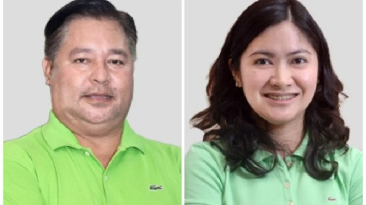 Walikota Ozamiz City Reynaldo Parojinog dan Wakil Walikota Ozamiz City Nova Parojinog (Ozamiz.gov.ph)