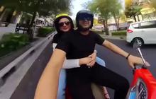 Momen Romantis Sonya Fatmala Peluk Hengky Kurniawan dari Belakang saat Diajak Keliling Jogja Naik Motor Vespa