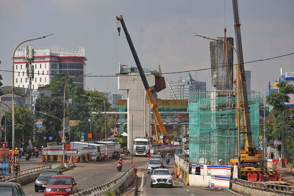 Proyek LRT Jakarta Fase 1B Velodrome&ndash;Manggarai